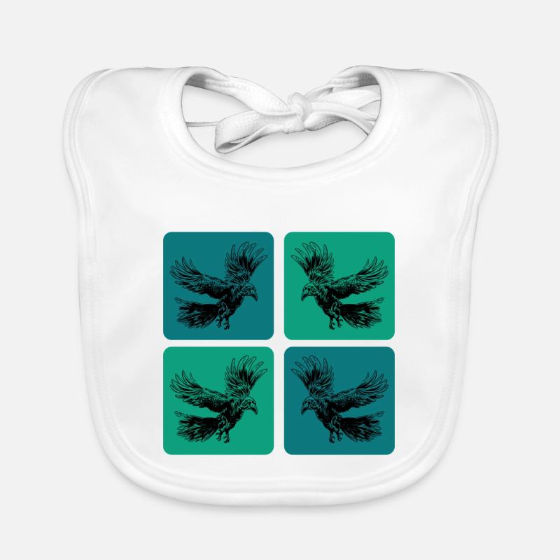 Raven Design Bavaglino ecologico per neonato