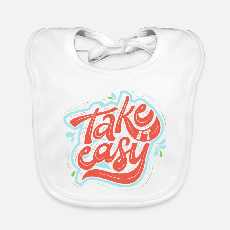 Take it easy Organic Baby Bibs