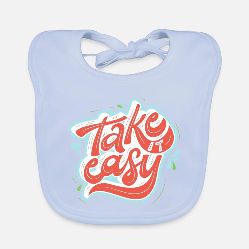 Take it easy Organic Baby Bibs