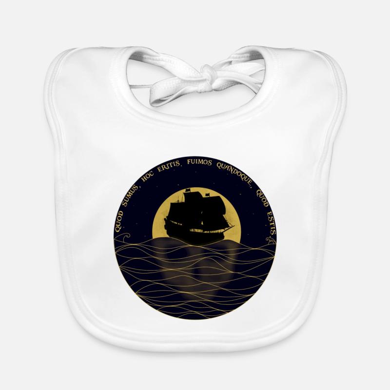 Quod sumus hoc eritis Organic Baby Bibs