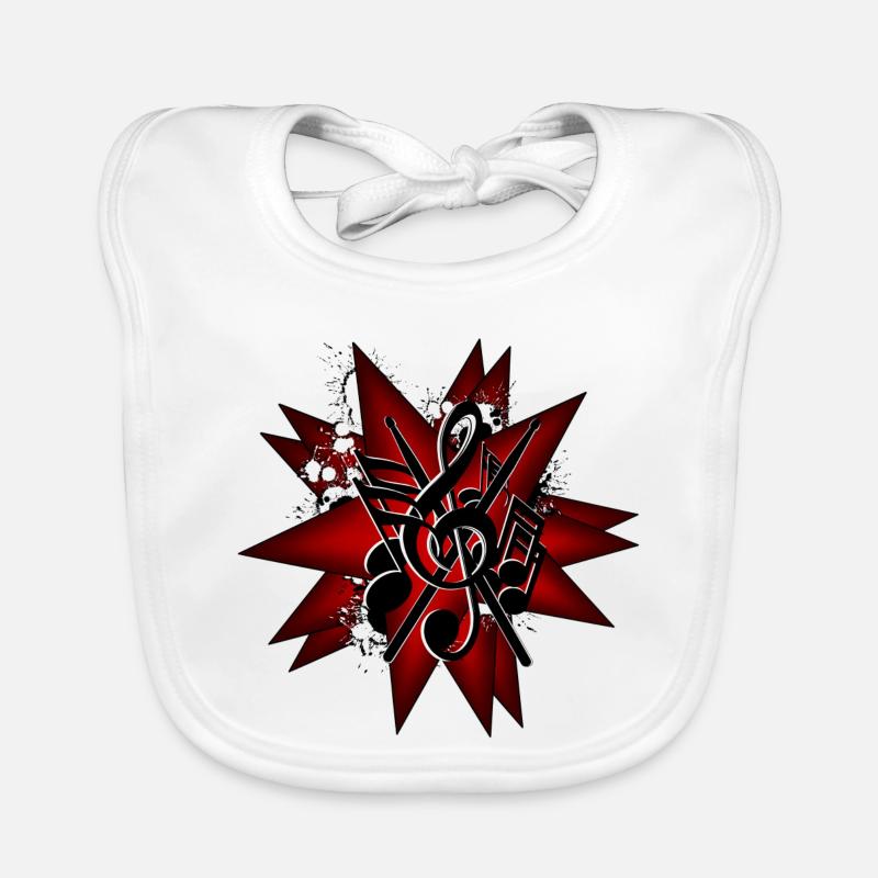 Drummer Sterne Organic Baby Bibs