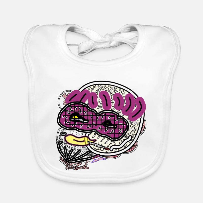 Comic man Organic Baby Bibs