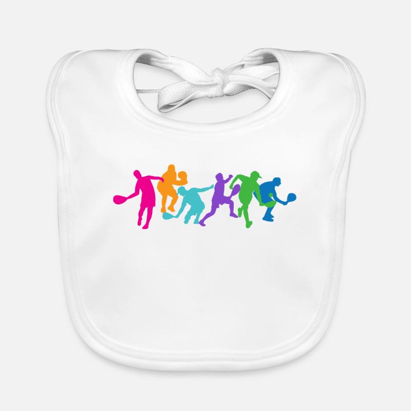 Padel Padel Team Training Coach Player Tournament Organic Baby Bibs