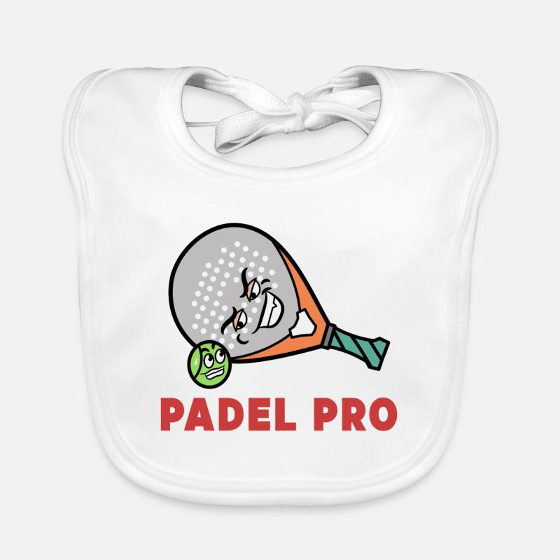 Raquette Padel Déclaration Balles Padel Jeu Sport Bavoir bio Bébé