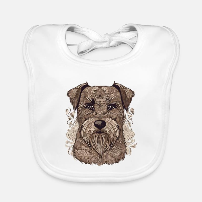 Muster-Hund Baby Bio-Lätzchen