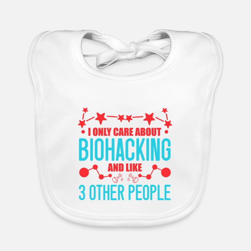 Design de biohacking amusant Bavoir bio Bébé