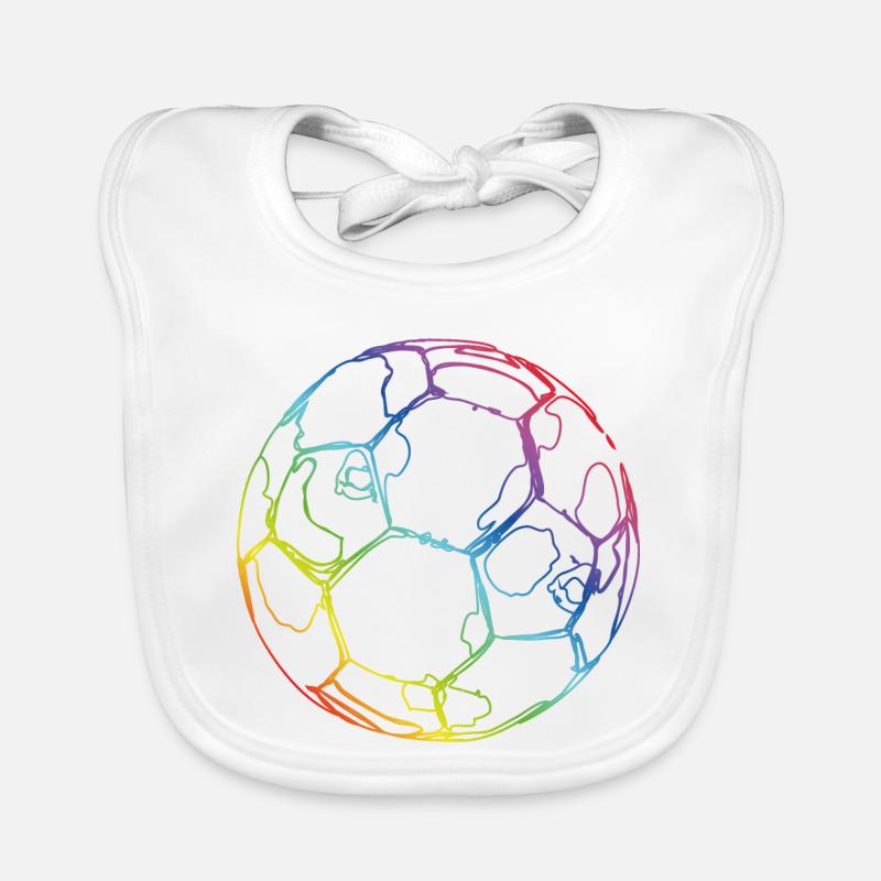 Fußball Baby Bio-Lätzchen