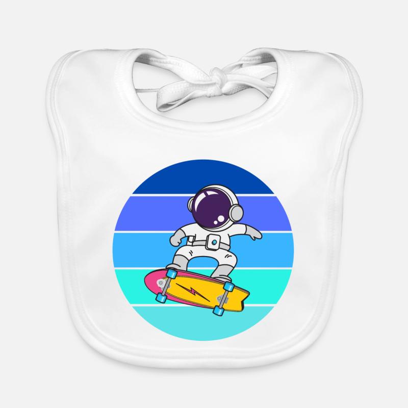 astronaute, space, cosmonaute Bavoir bio Bébé