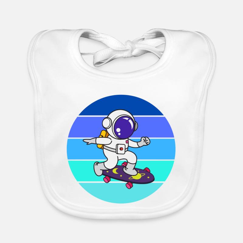 spaceman, astronaute, fusée Bavoir bio Bébé