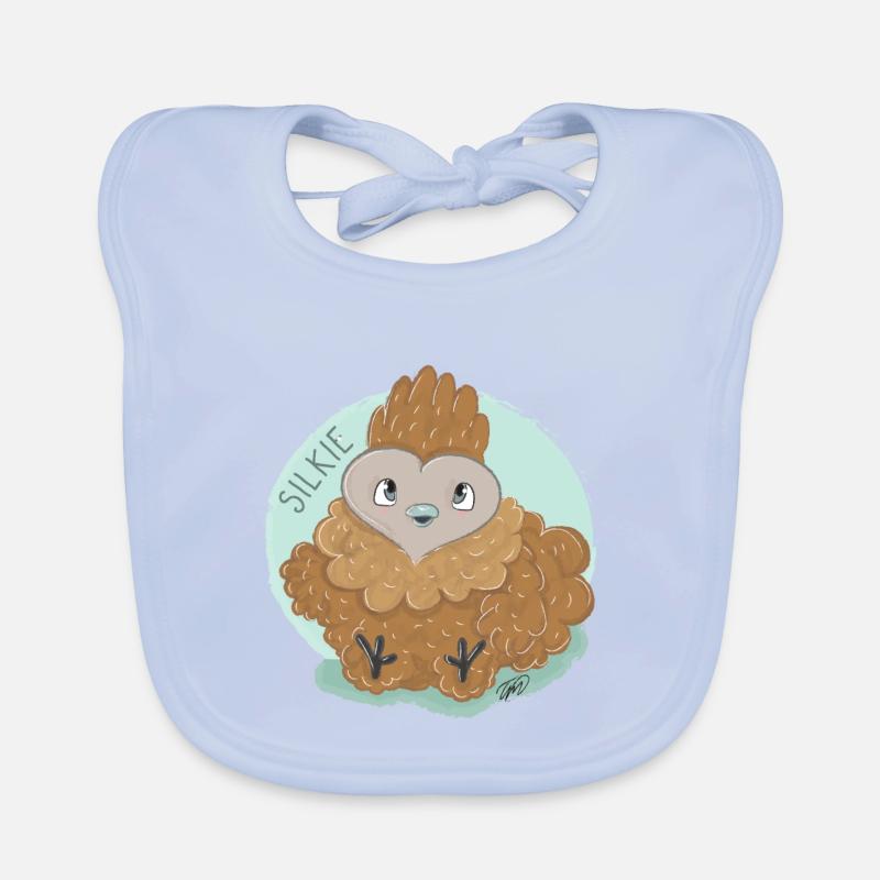 Silk Chicken Dumplings Organic Baby Bibs