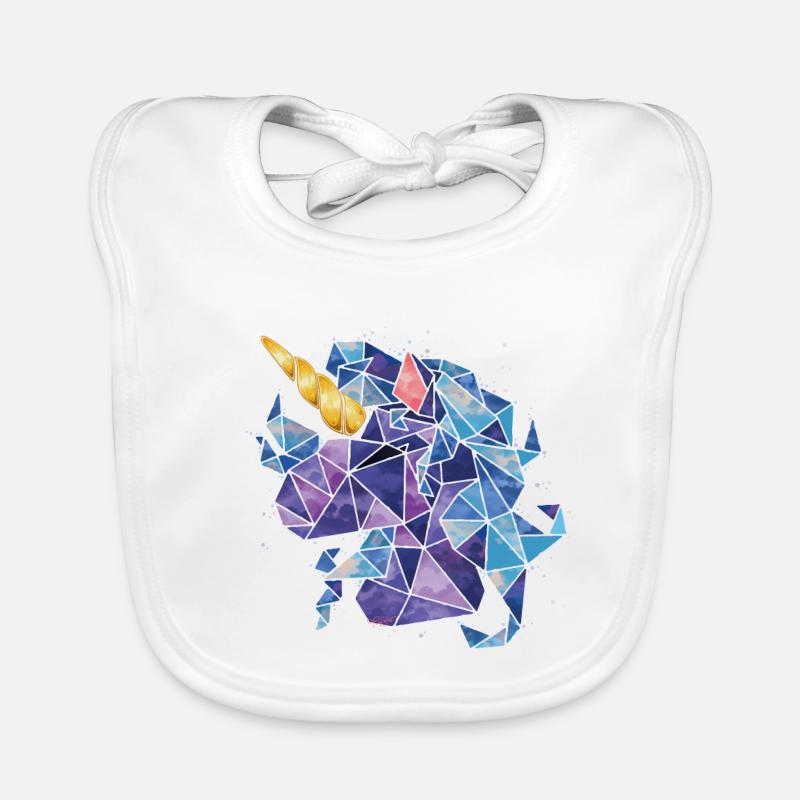 Einhorn Luna Chibi Kind Baby Bio-Lätzchen