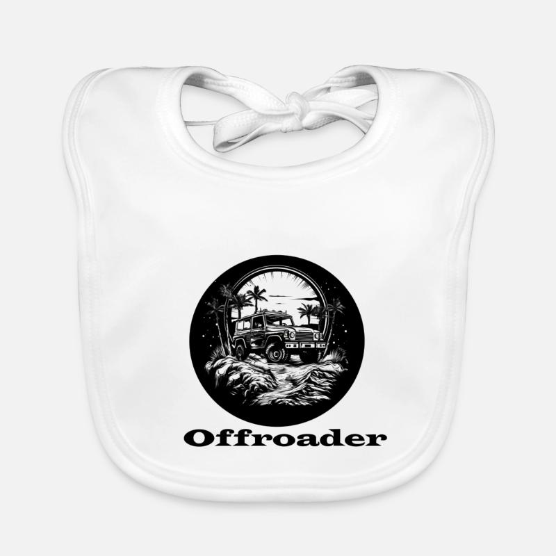 Off-roader Organic Baby Bibs