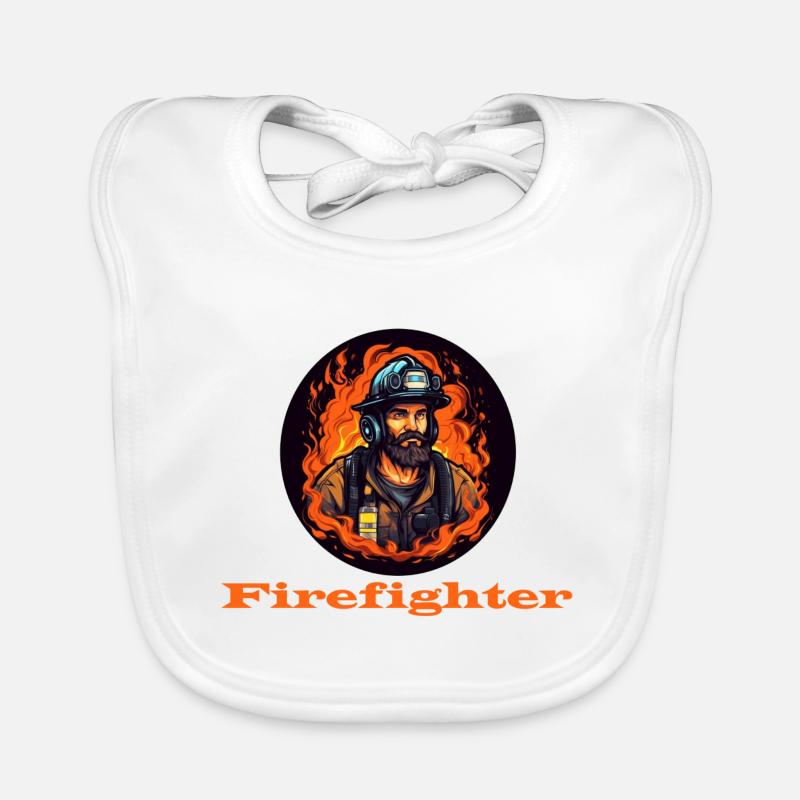 Firefighter Baby Bio-Lätzchen