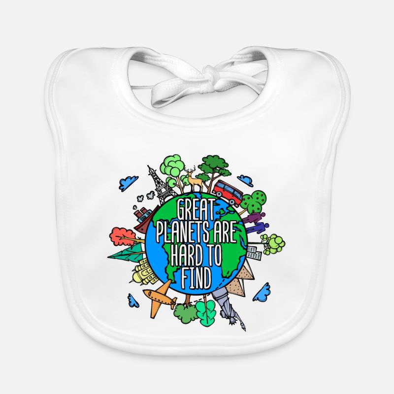 Tree Earth Planet Statement Nature Conservation Nature Organic Baby Bibs
