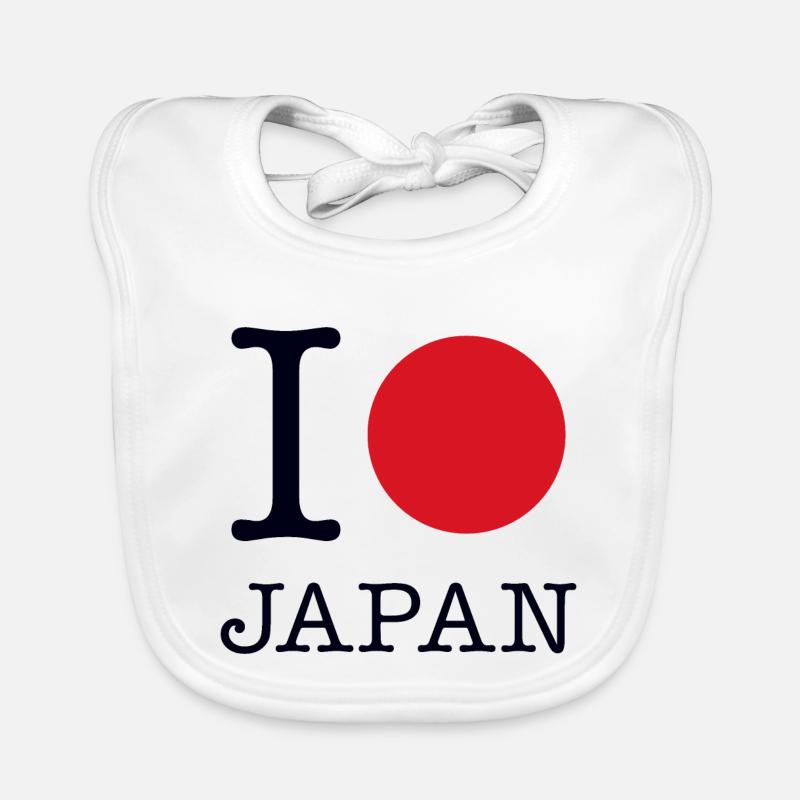 J’AIME LE JAPON Bavoir bio Bébé