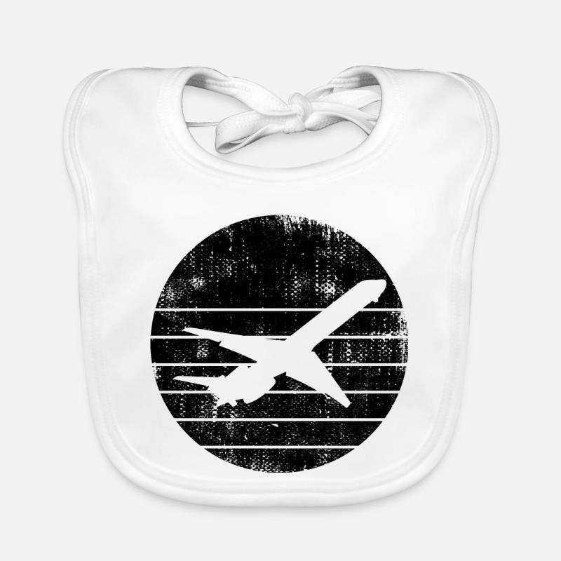 Airplanes Organic Baby Bibs