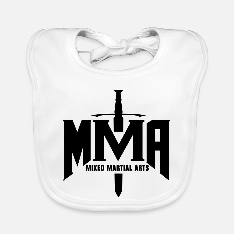 Mixed Martial Arts MMA Design Sword Baby Bio-Lätzchen