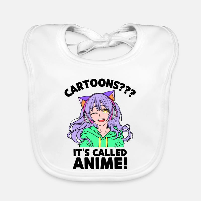 Anime Animation Statement Animation Manga Comic Organic Baby Bibs
