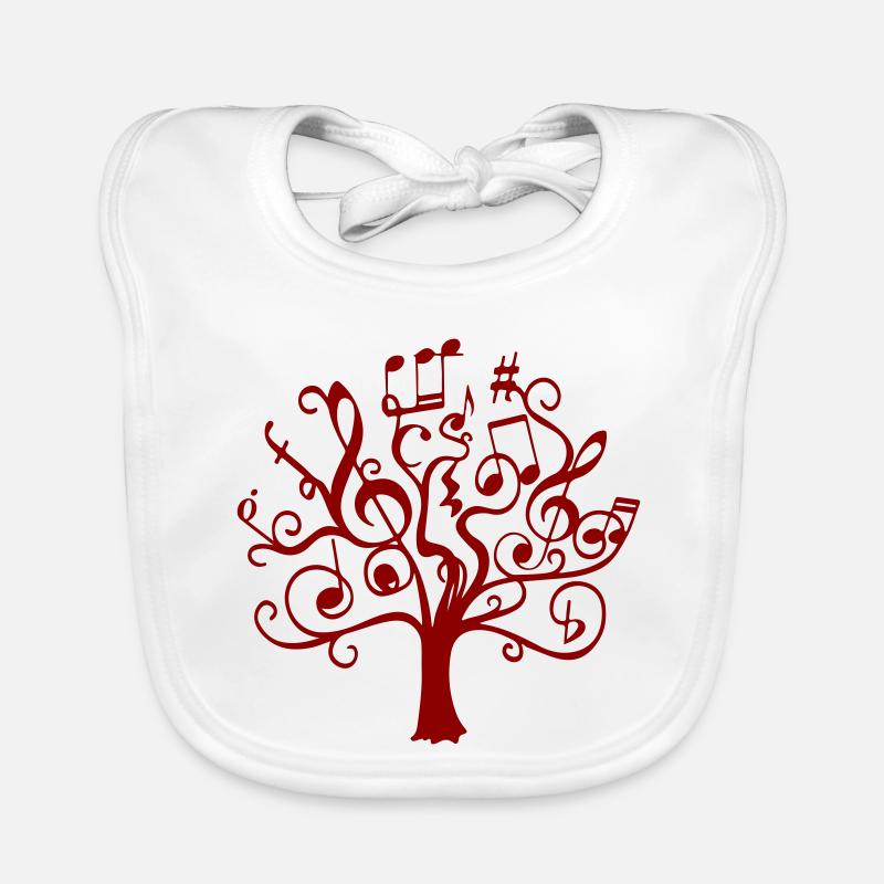 Red Note Tree Organic Baby Bibs