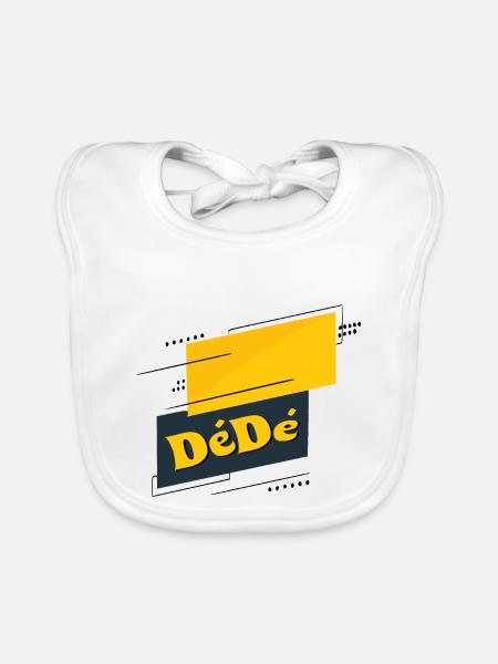 Dédé - Organic Baby Bibs - white - Front
