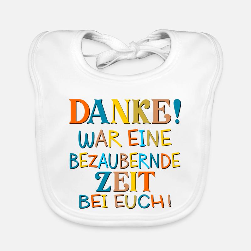 DANKESCHÖN BESUCH Baby Bio-Lätzchen