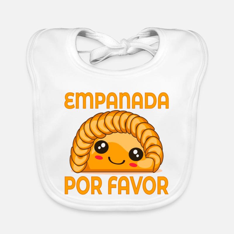 RAVIOLIS EMPANADA - Bavoir bio Bébé - blanc