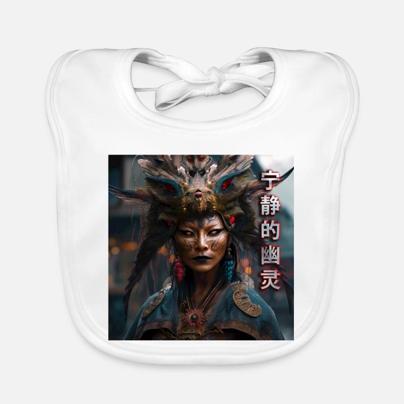 Serene Ghost Tippfehler Baby Bio-Lätzchen