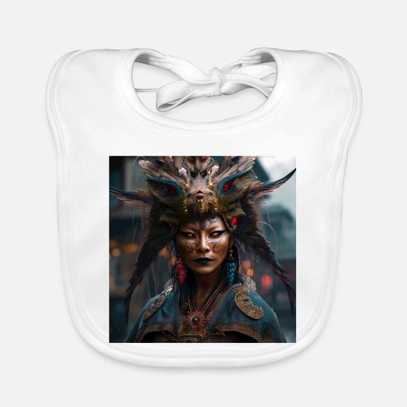 Serene Ghost Organic Baby Bibs