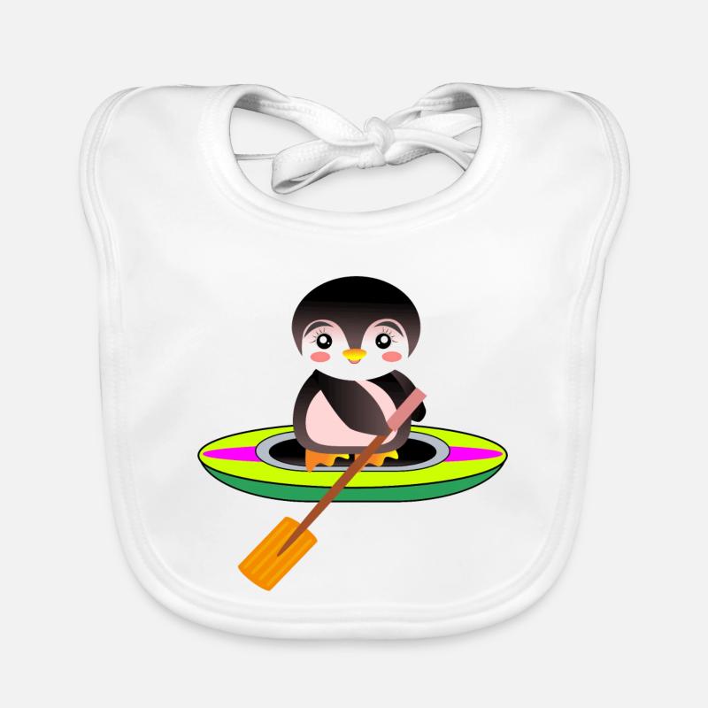 SUP - DEBOUT-UP PADDLE - Bavoir bio Bébé - blanc