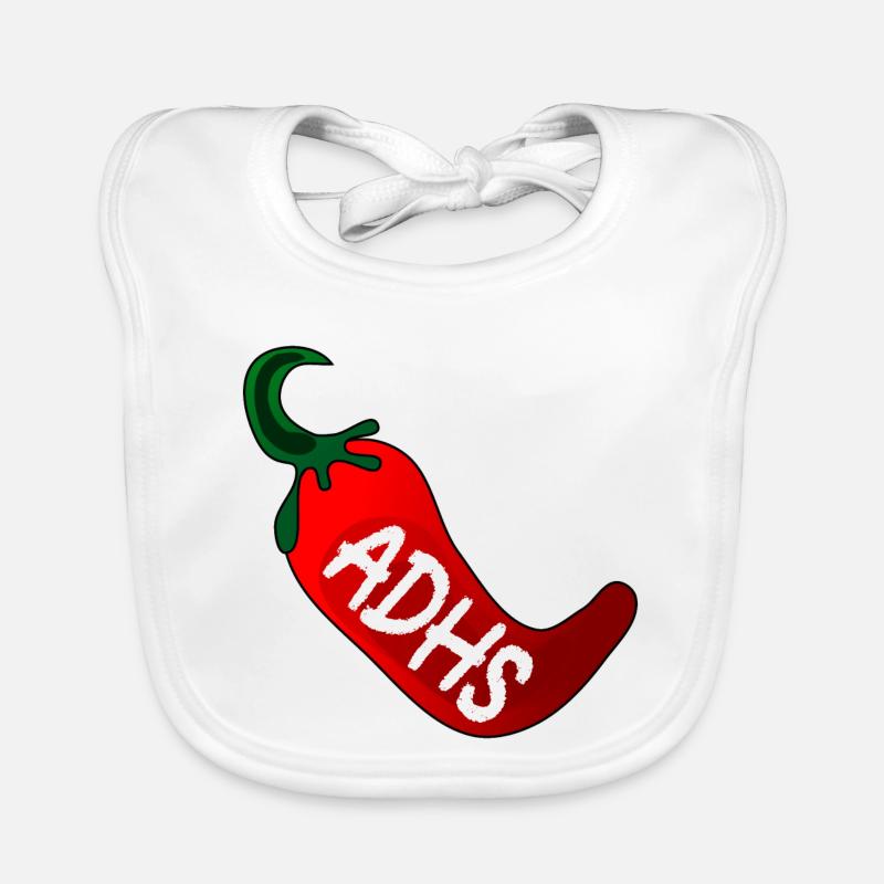 ADHS CHILISCHOTE Baby Bio-Lätzchen