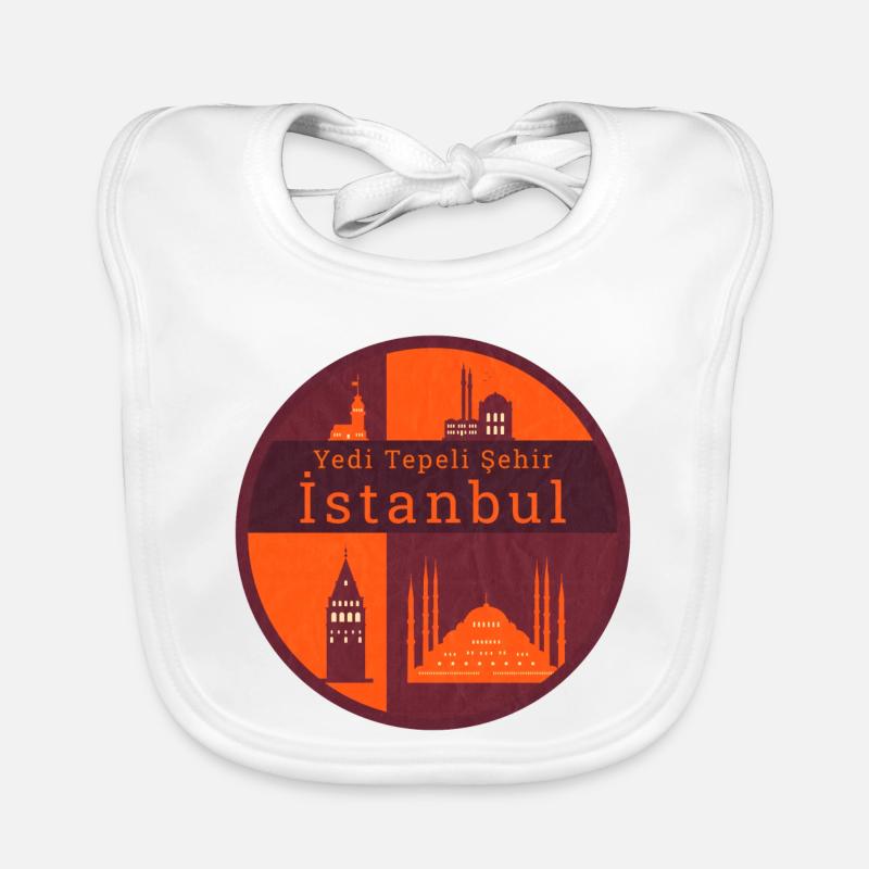 Monuments d’Istanbul Bavoir bio Bébé