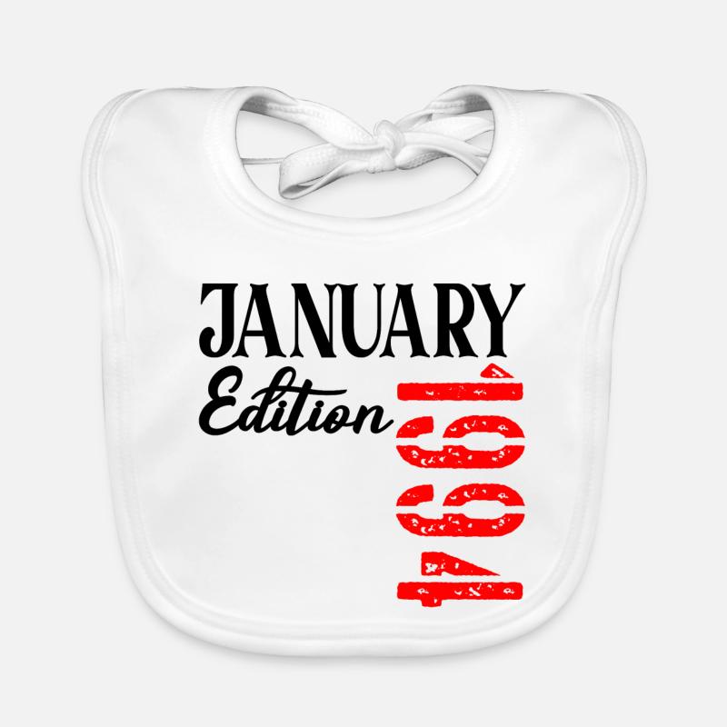 33e anniversaire janvier 1994 - 33 ans Bavoir bio Bébé