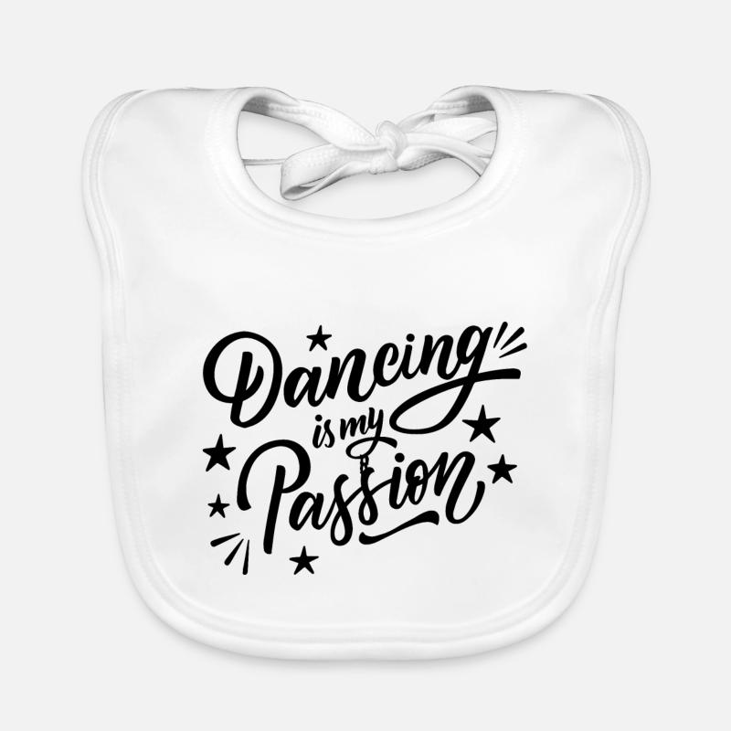 Dancing is my Passion Baby Bio-Lätzchen