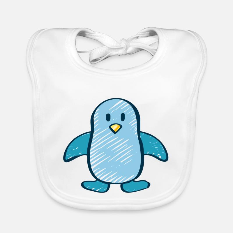 Pingouin Bavoir bio Bébé