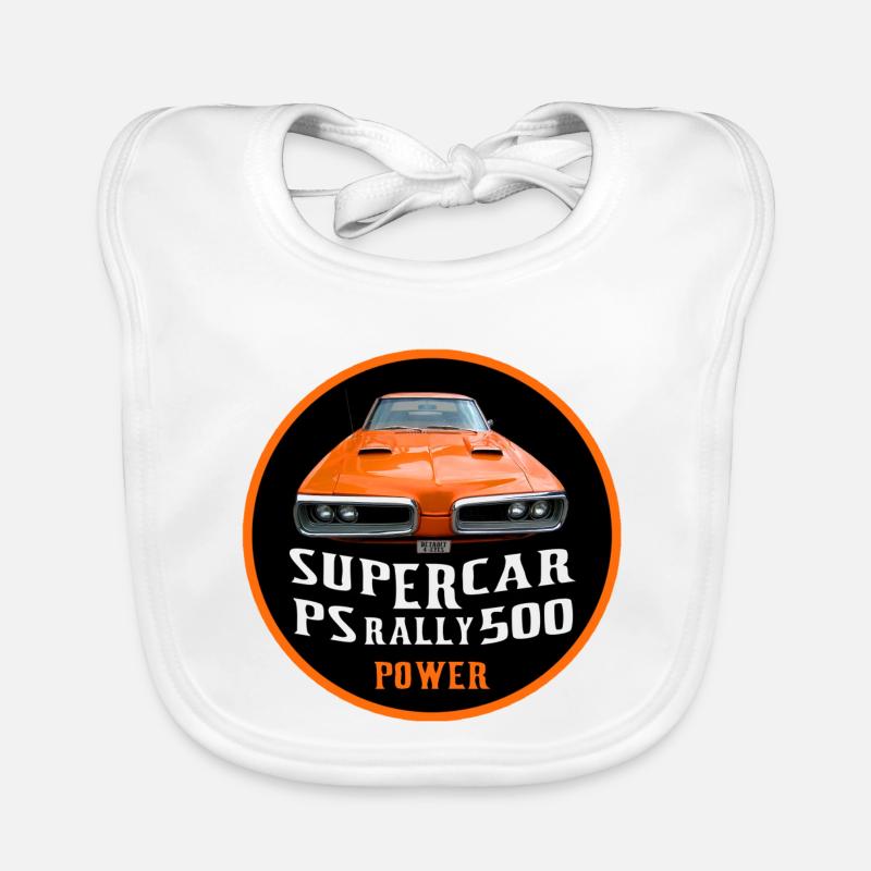 SUPERCAR Bavoir bio Bébé