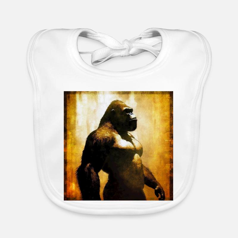 Gorilla 03 Baby Bio-Lätzchen
