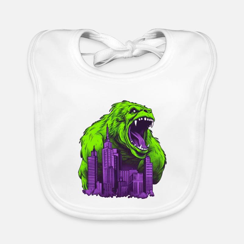 Gorilla 07 Baby Bio-Lätzchen