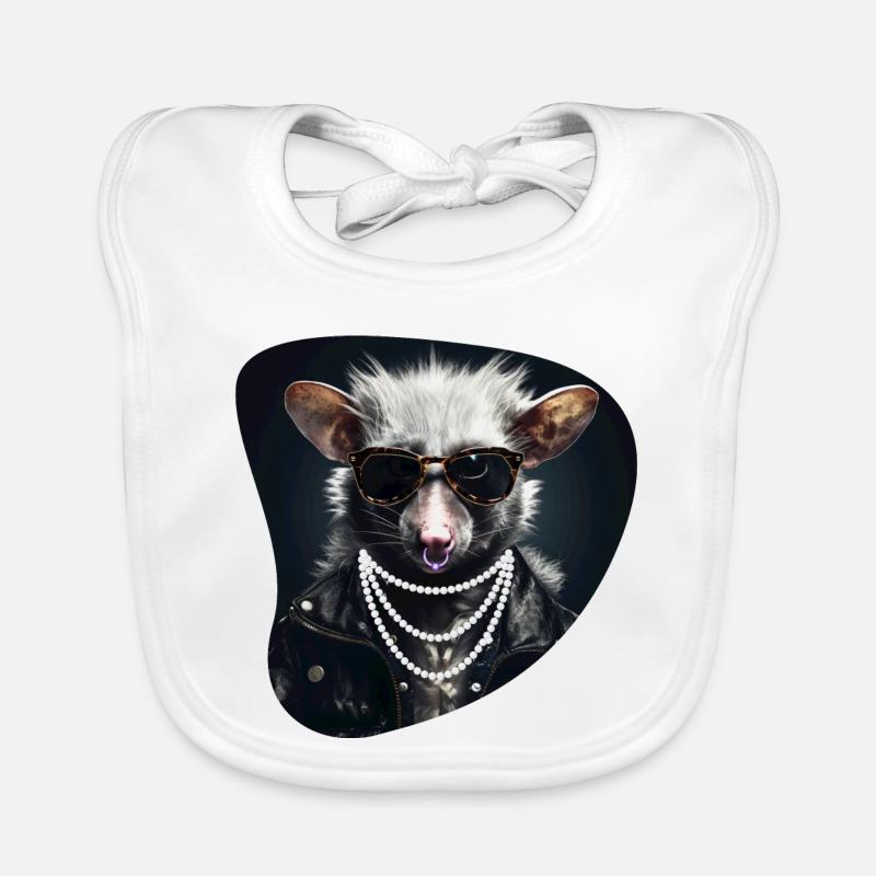 Hartgestein-Opossum Baby Bio-Lätzchen