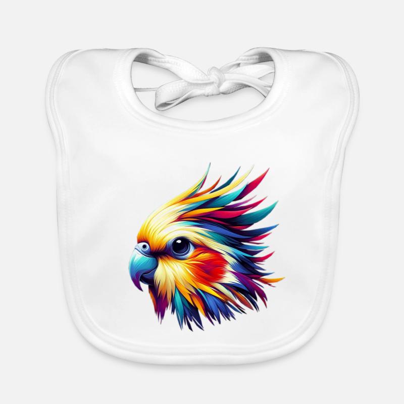 Calopsitte (16) Bavoir bio Bébé