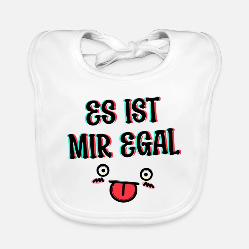 I don't care about chill statement attitude indifferent Organic Baby Bibs