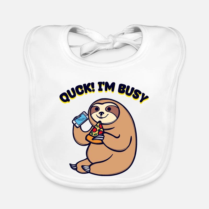 funny, doesn't matter, statement attitude doesn't matter to me Organic Baby Bibs