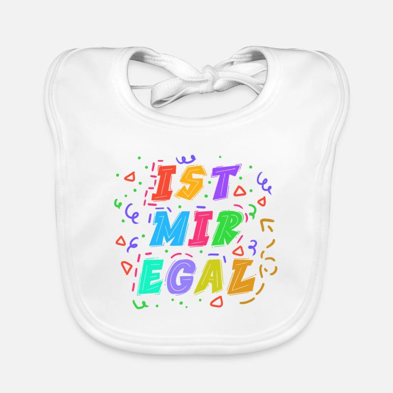 I don't care Statement Indifferent attitude Organic Baby Bibs