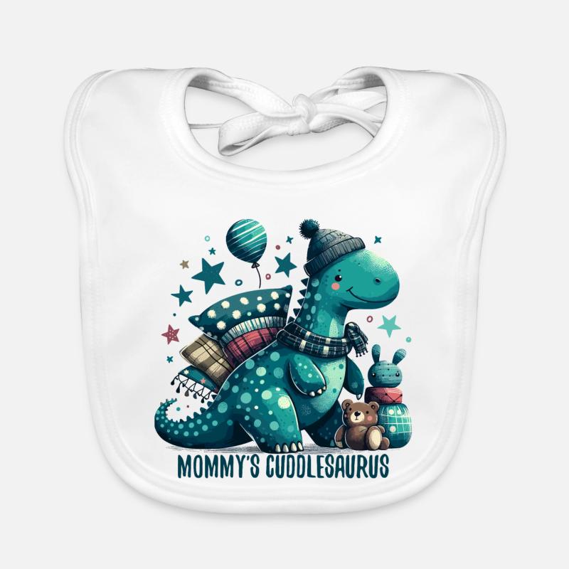 Mommy’s Cuddlesaurus Kuschel-Dinosaurier Geschenk Baby Bio-Lätzchen