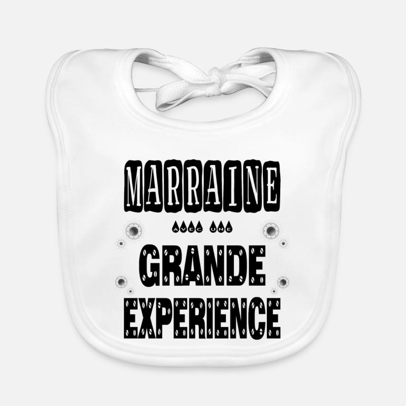 Marraine Avec Une Grande Expérience Bavoir bio Bébé