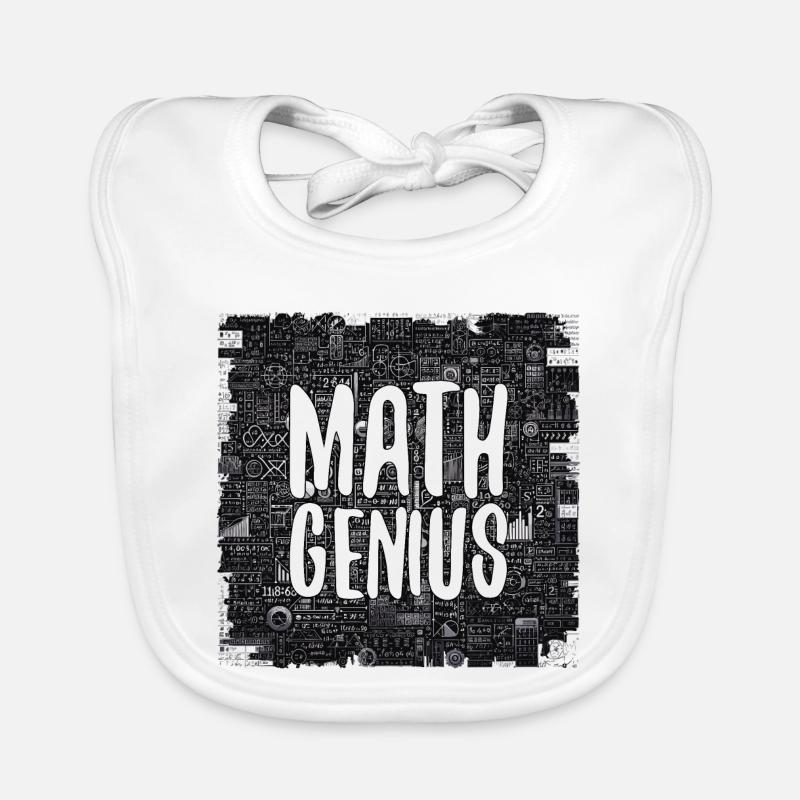 Math Genius Math Genius Math cadeau Bavoir bio Bébé