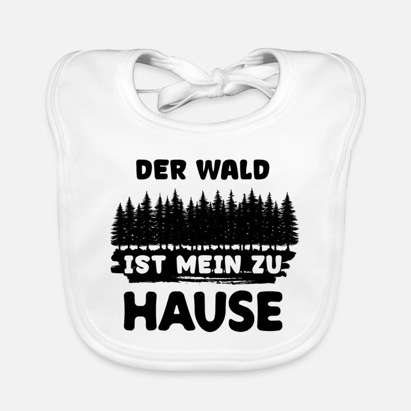 Forestry, Forestry, Statement, Lumberjack, Tree, Wood Organic Baby Bibs