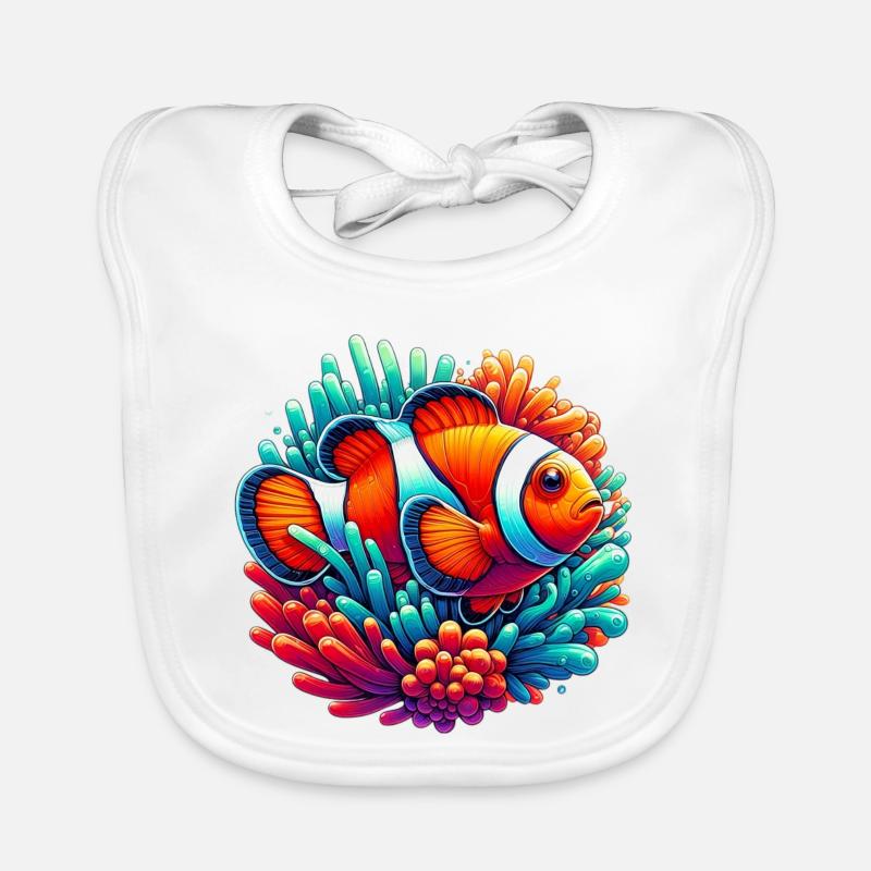 Clownfisch Baby Bio-Lätzchen