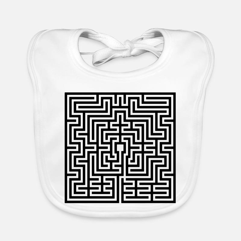 Labyrinth Baby Bio-Lätzchen