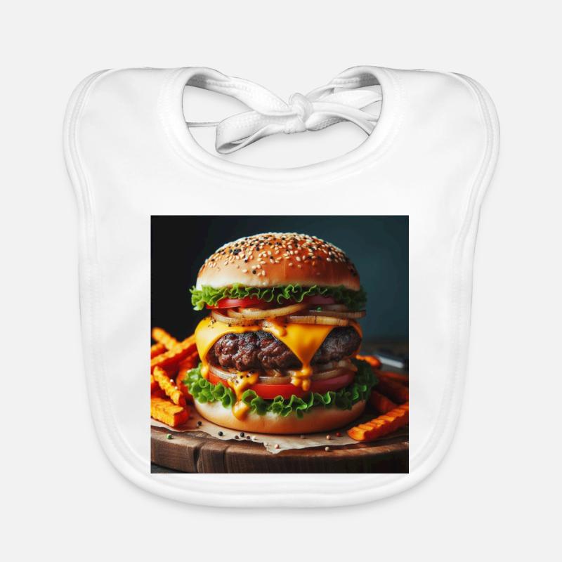 Burger complet Bavoir bio Bébé