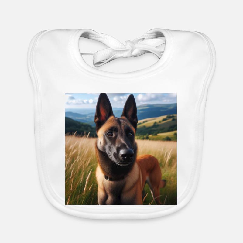 Malinois belge Bavoir bio Bébé